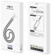 Kabel USB Vega ECOBOX KABEL 240W TYP-C DO TYP-C SMYCZ NA SZYJE TĘCZA RÓŻ/NIEB 3