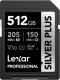 Lexar SDXC Professional SILVER Plus 1066x UHS-I/U3/A2/4K R205/W150 (V30) 512GB 1