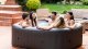 Basen z hydromasażem dmuchane Vito MSpa 6 osób SPA Bąbelki 2