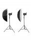 GlareOne LED 1000 Basic Kit - zestaw oświetlenia studyjnego 1