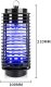 Lampa owadobójcza UV JY-618 stojąca lub wisząca 1,2w/230V/40m2 5