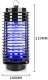 Lampa owadobójcza UV LF-700 stojąca lub wisząca 2w/230V/16m2 6