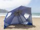 Duży parasol plażowy ogrodowy parawan składany 2w1 3