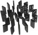 Domino drewniane gra w pudełku 28 elementów 1