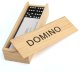 Domino drewniane gra w pudełku 28 elementów 4