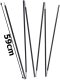 Pałąk stelaż do namiotu składany 6 segmentów segmentowy 8mm 340cm 2 sztuki 9