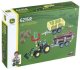 Traktor John Deere do skręcania z 2 przyczepami 1