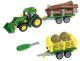 Traktor John Deere do skręcania z 2 przyczepami 1