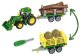 Traktor John Deere do skręcania z 2 przyczepami 3