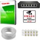 Zestaw do monitoringu IP 5Mpx Dahua 4x IPC-HFW3541T-ZAS-27135-S2 7