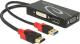 Adapter AV Delock DisplayPort - HDMI - D-Sub (VGA) - DVI-I czarny (62959) 1