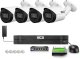Zestaw do monitoringu 4x BCS-L-TIP14FSR3-Ai1 4Mpx IR 30m AI 0.0008Lux 1