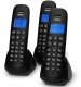 PROFOON PDX-300 TRIPLE DECT-Telefon mit 3 Mobilteilen, schwarz 1