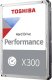 Toshiba X300 Performance HDWR780UZSVA - Festplatte - 8 TB - intern - 3.5" (8.9 cm) - SATA 6Gb/s - 7200 rpm - Puffer: 512 MB 2