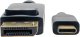 Eaton Tripp Lite Series USB-C to DisplayPort Cable, 4K @ 60Hz, Thunderbolt 3, USB Type C, USB-C, USB Type-C, 6' 6ft. - Adapterkabel - 24 pin USB-C (M) zu DisplayPort (M) - USB 3.1 Gen 1 / Thunderbolt 3 / DisplayPort 1.2 - 1.83 m - 4K Unterstutzung - 2