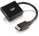 C2G HDMI to VGA Adapter - HDMI to VGA Converter - M/F - Videokonverter - HDMI - VGA - Schwarz 1