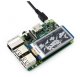 Waveshare E-paper E-Ink Ekranas Priedėlis Raspberry Pi Mikrokompiuteriui - 2.13 1