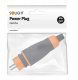 Solight zástrčka do vlhka, přímá, IP44, černá-oranžová 5