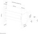 TV SET ACC WALL MOUNT Sidabrinis/10-24" FPMA-W820 NEOMOUNTS 2