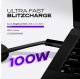 Statik MagStack Slim - kabel USB-A - USB-C 1m, w nylonowym oplocie, płaski, zwijany magnetycznie (black) 3
