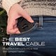 Statik MagStack Slim Pro - kabel USB-C - USB-C 1m, w nylonowym oplocie, płaski, zwijany magnetycznie (black) 4