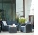Trenton Balcony graphite (round wicker Luzon table) 13