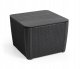 Trenton Balcony graphite (round wicker Luzon table) 2