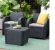 Trenton Balcony graphite (round wicker Luzon table) 4