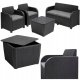 Trenton Balcony graphite (round wicker Luzon table) 7