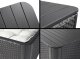 Trenton Balcony graphite (round wicker Luzon table) 9