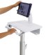 ERGOTRON StyleView Tablet-Wagen SV10 fuer Tablets bis 30,5cm 12Zoll bis 38cm hoehenverstellbar fuer sitzende und stehende Nutzung 2