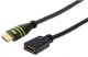 TECHLY HDMI High Speed Verlaengerungskabel 3m schwarz mit Ethernet 4K 30Hz 19pol.HDMI Stecker auf 19pol.HDMI Buchse mit Goldkontakt 3