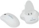 GETT Cleankeys CKM2W Plastik Scroll Maus kabellos Funk 2,4 MHz IP68 wasserdicht desinfizierbar optisch USB Farbe: weiss 1