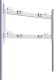 MEDIASPRINT Hub Mobil M f�r Surface Hub V2 Weiss 1