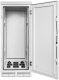 INTELLINET IP55 48,26cm 19Zoll Netzwerkschrank mit integrierten L�ftern 27HE 800mm tief staub- und wasserdicht montiert grau RAL7035 3