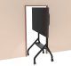 PEERLESS-AV SR860-EUK Rollwagen Trolley mit Ablage f�r Displays bis 190,5cm 75Zoll bis 56kg bis VESA 800x400 Farbe Schwarz 3