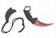 Nóż typu karambit CS:GO Crimson Web red 3