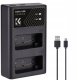 Podwójna Ładowarka Usb Do Lp-e17 Lpe17 Canon Eos Rp M3 M5 M6 77d 800d 8000d / Kf28.0008 2