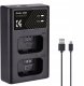 Podwójna Ładowarka Usb Do Np-fw50 Sony A6000 A6500 A6300 A6400 A7 R S Ii / Kf28.0009 2
