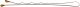 Activeshop Wsuwki fryzjerskie do włosów 120 szt. E-57 5,6 cm złote 2
