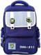 Plecak Szkolny Naszywki Z Dinozaurami Pas Piersiowy Granatowy 39x27x15cm 2