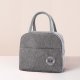 Torba Termiczna Izolacyjna Śniadaniowa Lunch Bag Szara 23cm 2