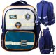 Plecak Szkolny Naszywki Kosmiczne Z Piórnikiem Granatowy 16L 4
