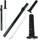 Drewniana Katana Miecz Do Zabawy Treningu Rekwizyt Czarny 70cm 1