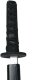 Drewniana Katana Miecz Do Zabawy Treningu Rekwizyt Czarny 70cm 2