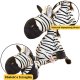 Pluszowa Maskotka Przytulanka Zebra Biało Czarna 25cm 2