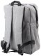 Plecak Miejski Biznesowy USB Przegroda Środkowa Szary 14L 3