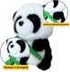 Pluszowa Maskotka Przytulanka Panda Z Bambusem 18cm 1