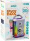 Zestaw Muzyczny Sound Box Mikrofon Głośnik Bluetooth MP3 Nagrywanie LED 4