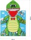 NAR20 RĘCZNIK PONCZO CROCODILE NILS AQUA 2